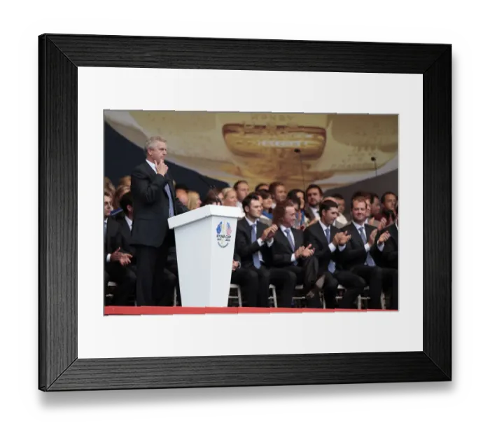 Framed Print : Colin Montgomery Announces His Pairings Framed Print : Colin Montgomery Announces His Pairings