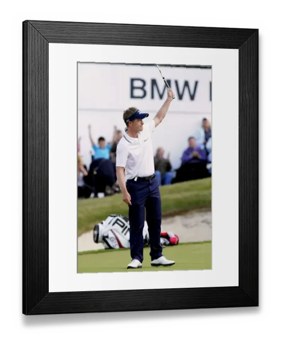 Framed Print : Luke Donald Wins The Playoff Framed Print : Luke Donald Wins The Playoff