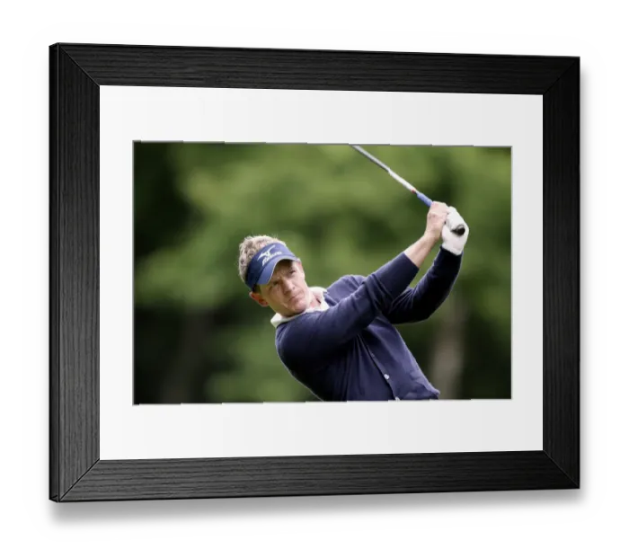 Framed Print : Luke Donald Framed Print : Luke Donald
