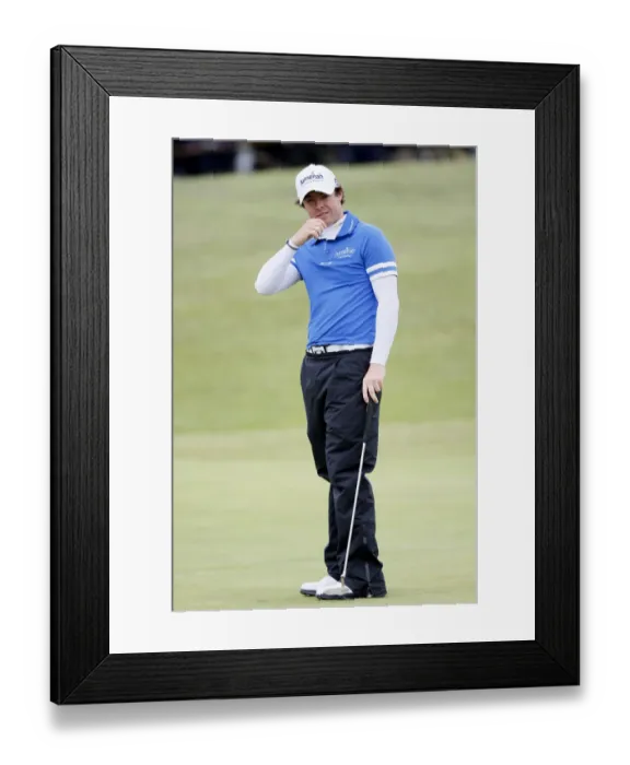 Framed Print : Rory Mcilroy Misses Birdie On 16th Green Framed Print : Rory Mcilroy Misses Birdie On 16th Green