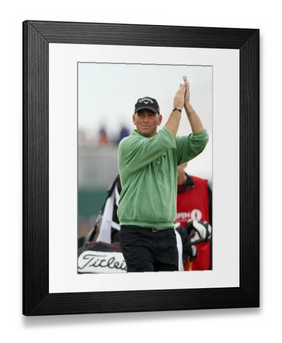 Framed Print : Thomas Bjorn Acknowledges The Fans Framed Print : Thomas Bjorn Acknowledges The Fans