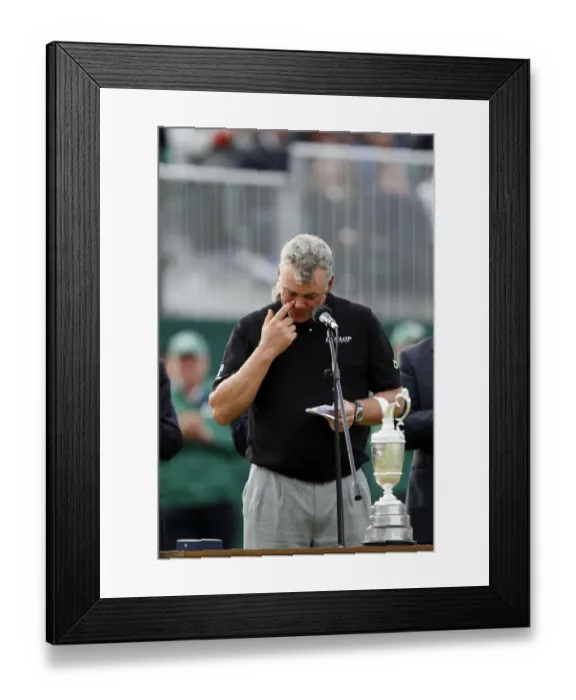 Framed Print : Darren Clarke Framed Print : Darren Clarke
