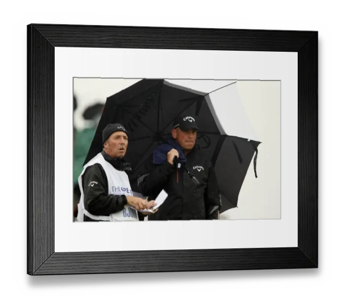 Framed Print : Thomas Bjorn & Wobbly