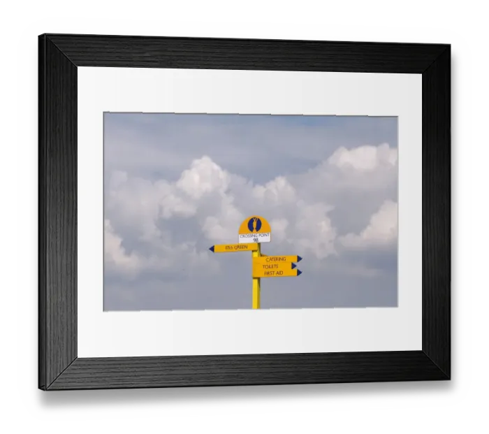 Framed Print : The Open Crossing Point Framed Print : The Open Crossing Point
