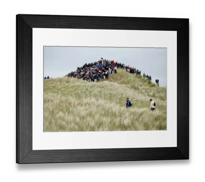 Framed Print : Golf Fans On Higher Ground Framed Print : Golf Fans On Higher Ground