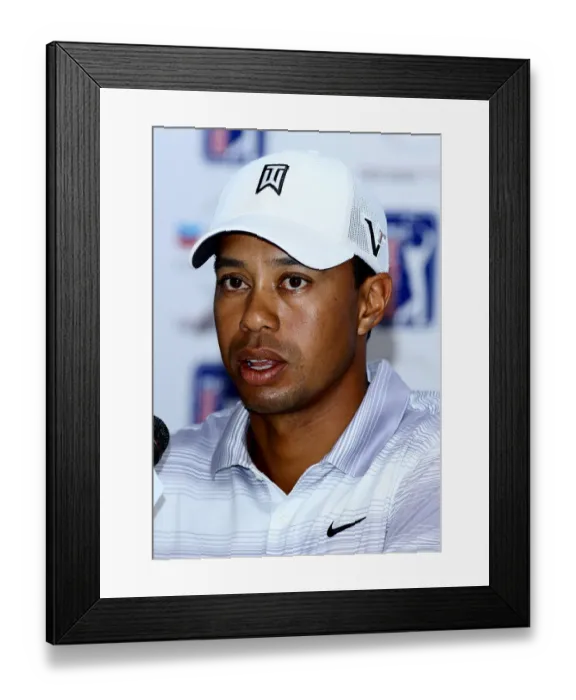 Framed Print : Tiger Woods
