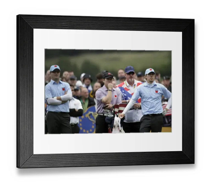 Framed Print : Zach Johnson & Hunter Mahan Framed Print : Zach Johnson & Hunter Mahan