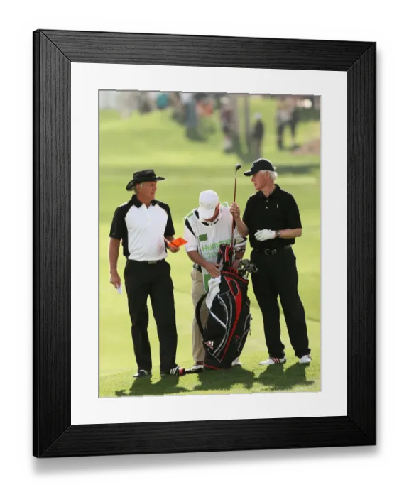 Framed Print : Greg Norman & Bill Clinton Framed Print : Greg Norman & Bill Clinton