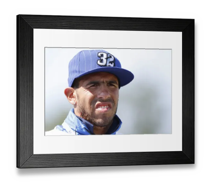 Framed Print : Carlos Tevez Framed Print : Carlos Tevez