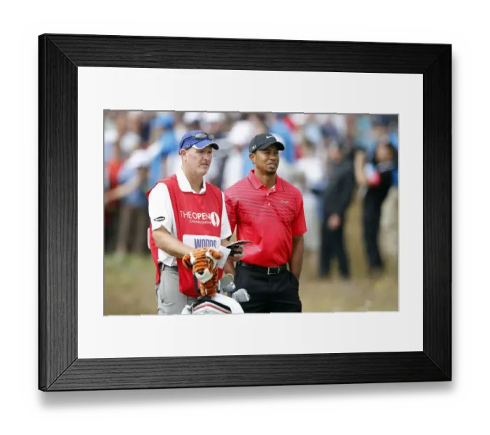 Framed Print : Tiger Woods & Joe Lacava Framed Print : Tiger Woods & Joe Lacava