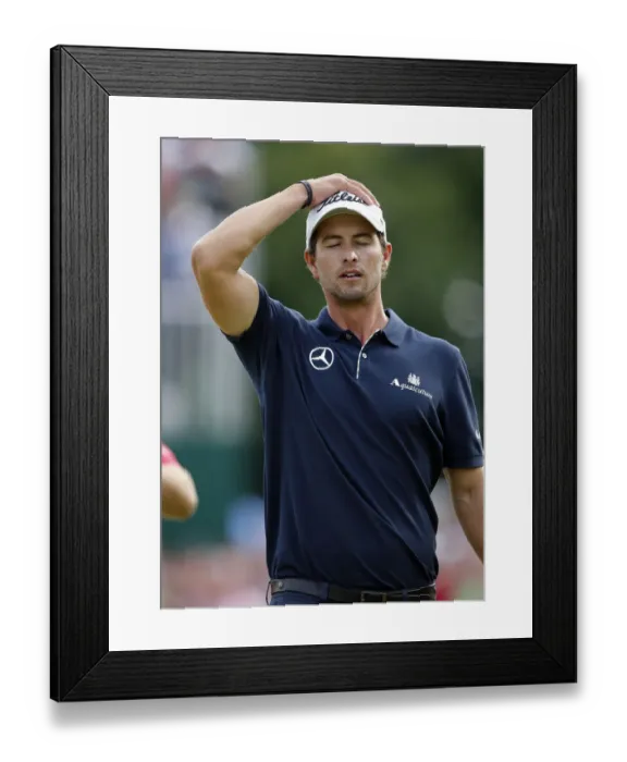 Framed Print : Adam Scott Feels The Pain Framed Print : Adam Scott Feels The Pain