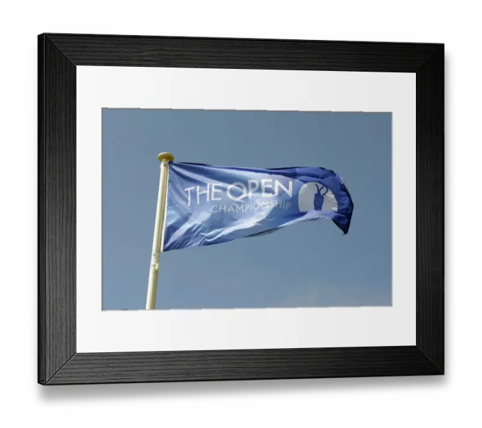 Framed Print : The Open Championship Flag Framed Print : The Open Championship Flag