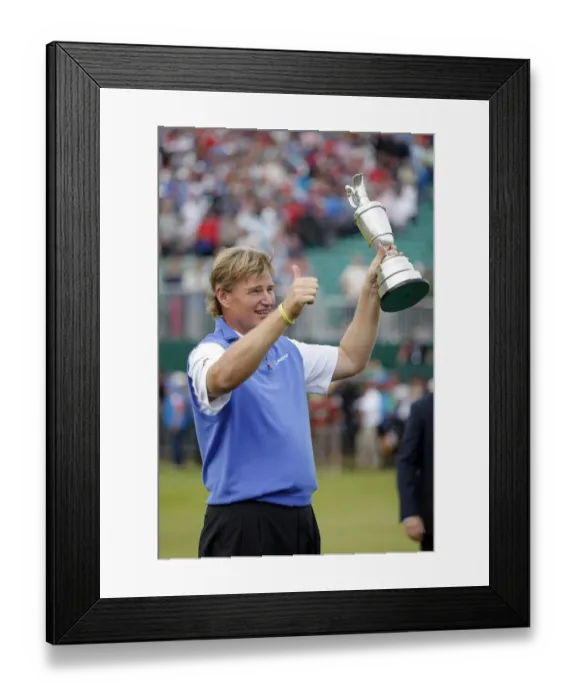 Framed Print : Ernie Els Open Champion 2012 The Open Championship 2012, Royal Lytham Framed Print : Ernie Els Open Champion 2012 The Open Championship 2012, Royal Lytham