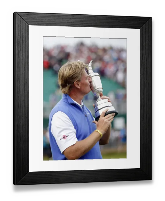 Framed Print : Ernie Els Open Champion 2012 The Open Championship 2012, Royal Lytham Framed Print : Ernie Els Open Champion 2012 The Open Championship 2012, Royal Lytham