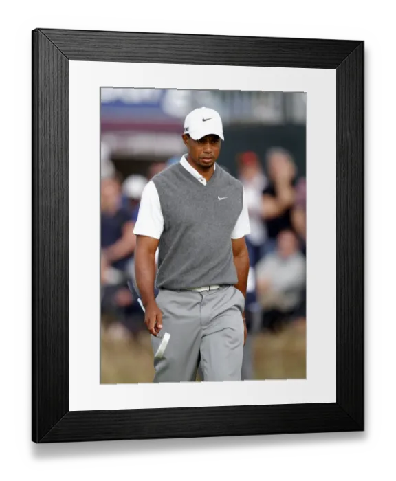Framed Print : Tiger Woods Marks Golf Ball Framed Print : Tiger Woods Marks Golf Ball