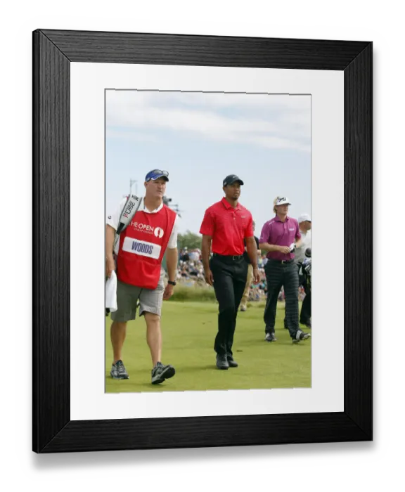 Framed Print : Tiger Woods & Joe Lacava Framed Print : Tiger Woods & Joe Lacava