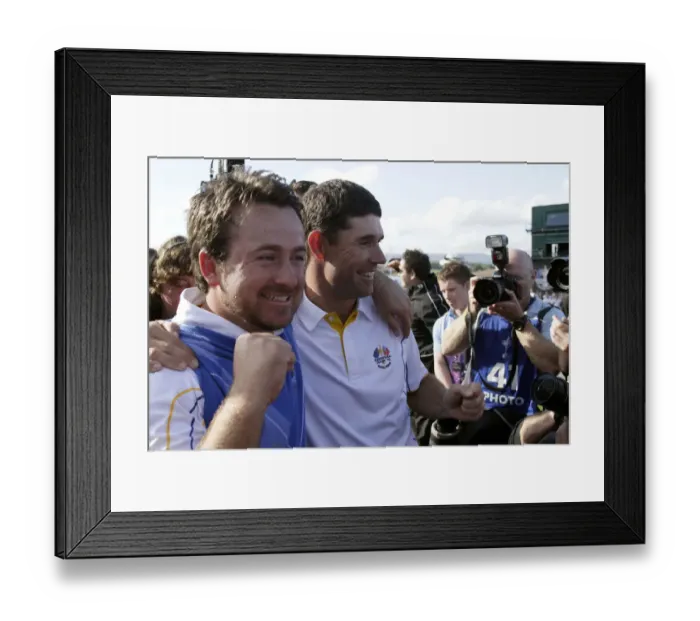 Framed Print : Graeme Mcdowell & Padraig Harrington Framed Print : Graeme Mcdowell & Padraig Harrington
