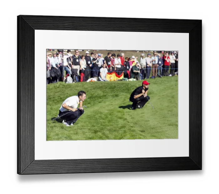 Framed Print : Martin Kaymer & Dustin Johnson Framed Print : Martin Kaymer & Dustin Johnson