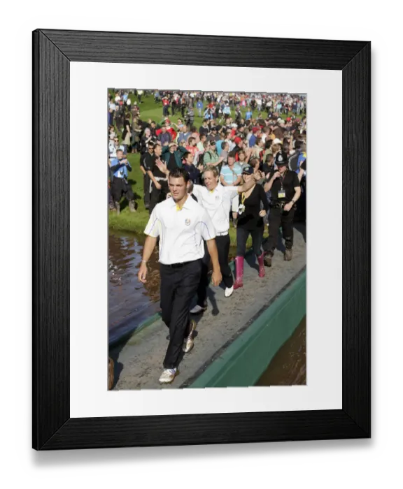 Framed Print : Martin Kaymer & Luke Donald Framed Print : Martin Kaymer & Luke Donald