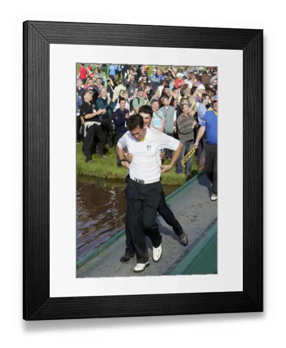 Framed Print : Padraig Harrington & Lee Westwood Framed Print : Padraig Harrington & Lee Westwood