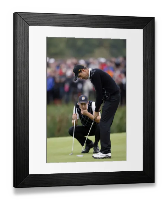 Framed Print : Ross Fisher & Padraig Harrington Framed Print : Ross Fisher & Padraig Harrington