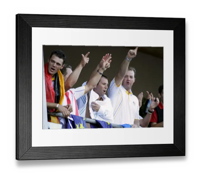 Framed Print : Sergio Garcia & Peter Hanson Framed Print : Sergio Garcia & Peter Hanson