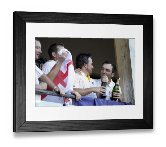 Framed Print : Graeme Mcdowell & Francesco Molinari Framed Print : Graeme Mcdowell & Francesco Molinari