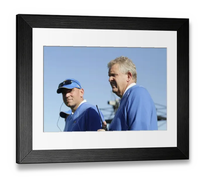 Framed Print : Colin Montgomerie & Thomas Bjorn Framed Print : Colin Montgomerie & Thomas Bjorn