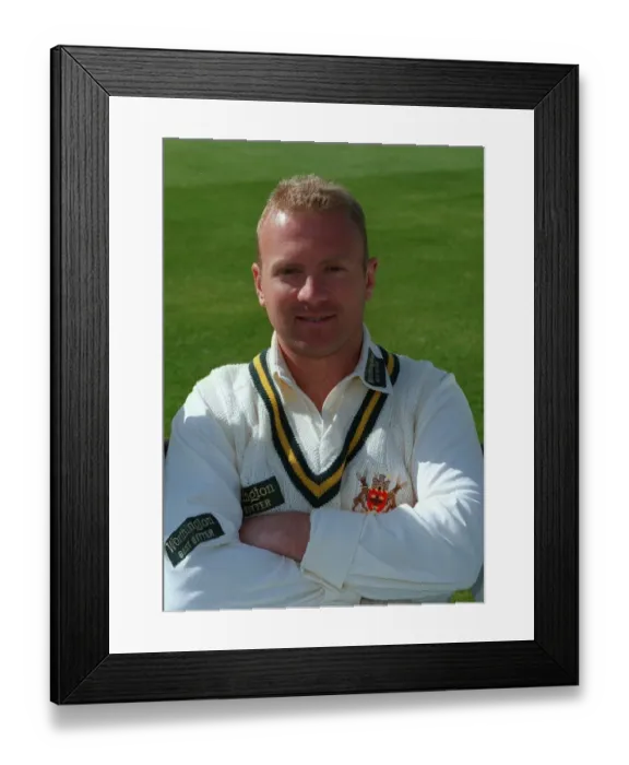 Framed Print : Andy Pick Nottinghamshire CCC 12 April 1995 Date: 12 April 1995 Framed Print : Andy Pick Nottinghamshire CCC 12 April 1995 Date: 12 April 1995