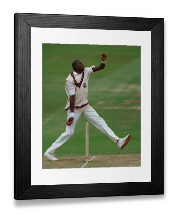 Framed Print : Curtly Ambrose Framed Print : Curtly Ambrose