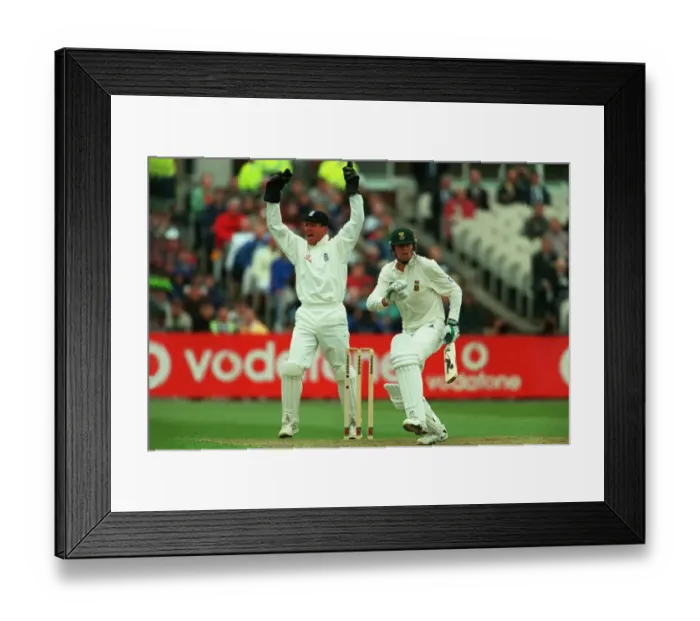 Framed Print : Shaun Pollock & Alec Stewart Framed Print : Shaun Pollock & Alec Stewart