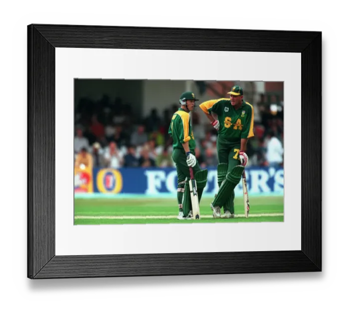 Framed Print : Pat Symcox / Jonty Rhodes Framed Print : Pat Symcox / Jonty Rhodes