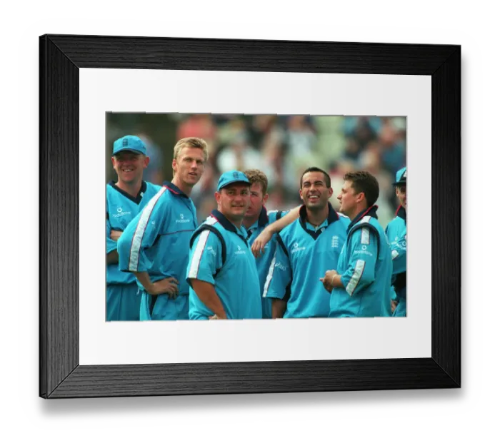 Framed Print : England Team Watch The Replay Framed Print : England Team Watch The Replay