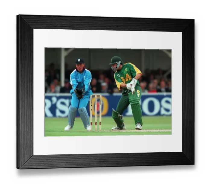 Framed Print : Hansie Cronje & Alec Stewart Framed Print : Hansie Cronje & Alec Stewart
