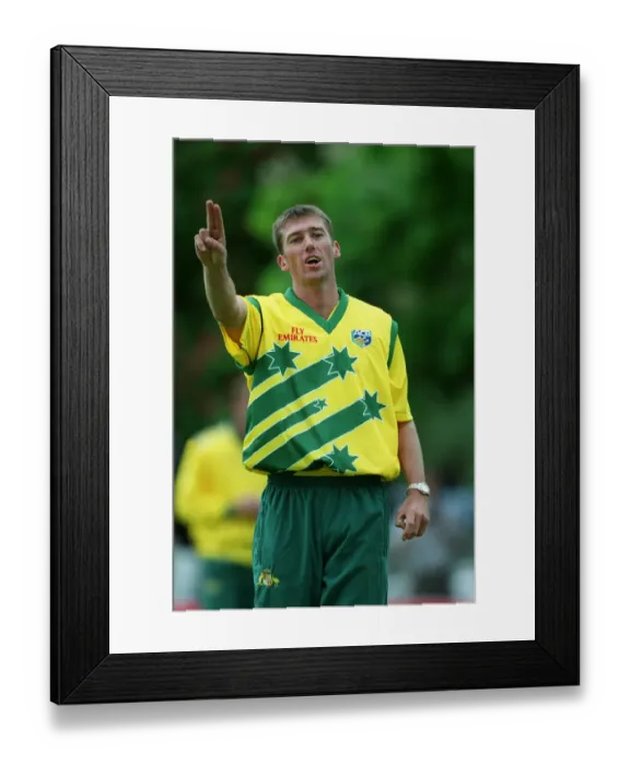 Framed Print : Glenn Mcgrath Framed Print : Glenn Mcgrath