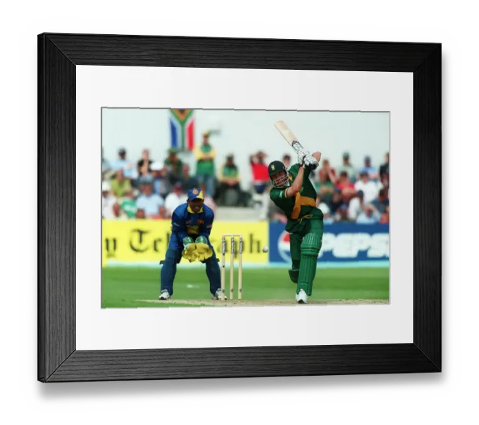 Framed Print : Allan Donald & Kaluwitharana