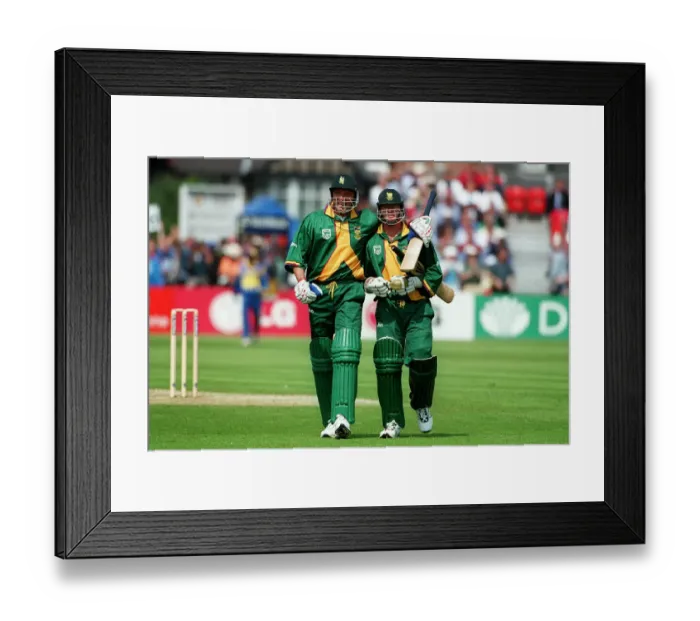Framed Print : Allan Donald & Lance Klusener Framed Print : Allan Donald & Lance Klusener