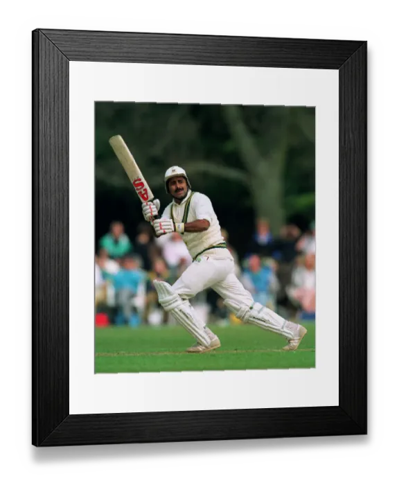 Framed Print : Javed Miandad Framed Print : Javed Miandad