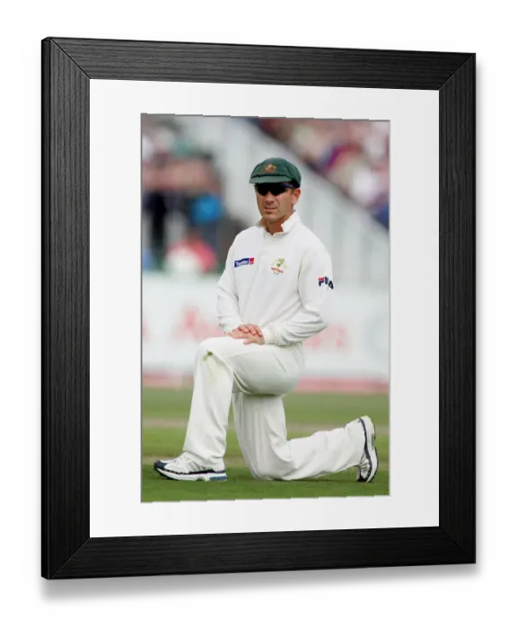 Framed Print : Justin Langer Framed Print : Justin Langer
