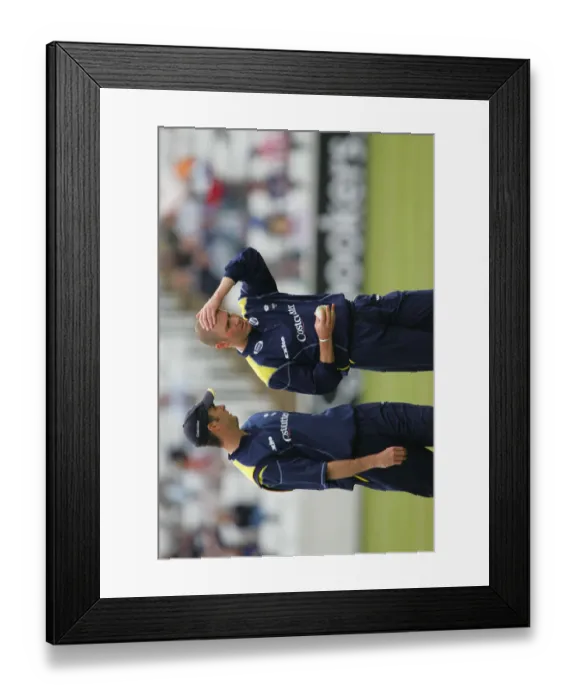 Framed Print : Craig White & Michael Vaughan Framed Print : Craig White & Michael Vaughan