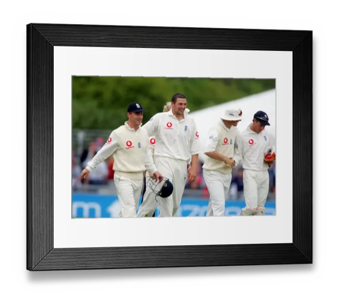 Framed Print : Steve Harmison & Graham Thorpe Framed Print : Steve Harmison & Graham Thorpe