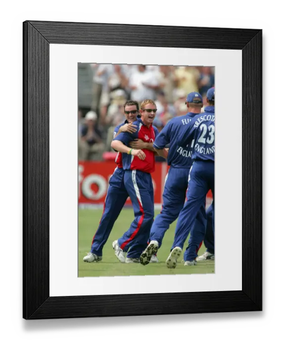 Framed Print : Paul Collingwood After Catch Framed Print : Paul Collingwood After Catch