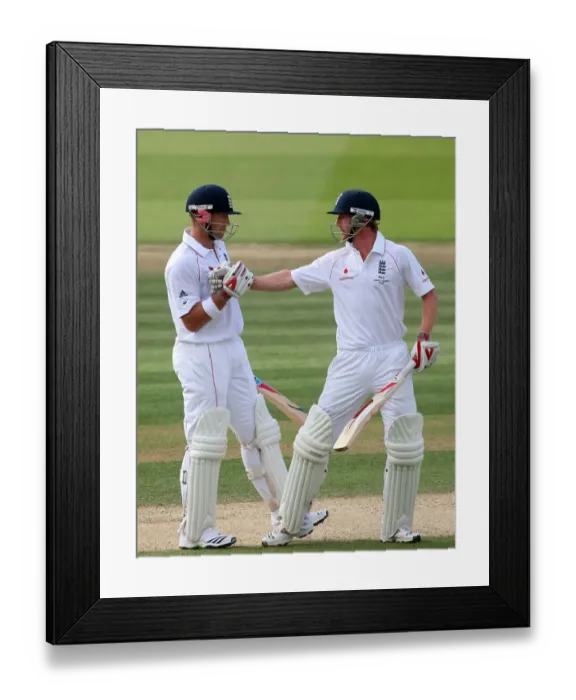 Framed Print : Matt Prior & Paul Collingwood Framed Print : Matt Prior & Paul Collingwood