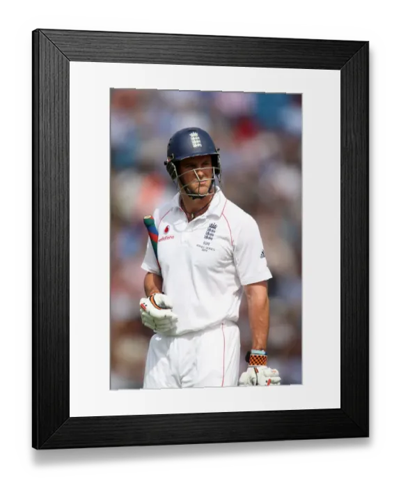 Framed Print : Andrew Strauss Leaves The Field Framed Print : Andrew Strauss Leaves The Field