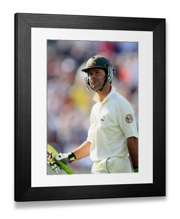 Framed Print : Ricky Ponting Dismissed For 78 By Stuart Broad Framed Print : Ricky Ponting Dismissed For 78 By Stuart Broad