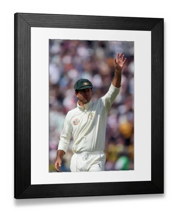 Framed Print : Ricky Ponting Waves To Headingley Fans Framed Print : Ricky Ponting Waves To Headingley Fans