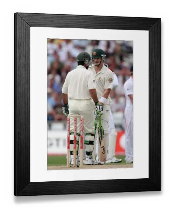 Framed Print : Ricky Ponting & Shane Watson