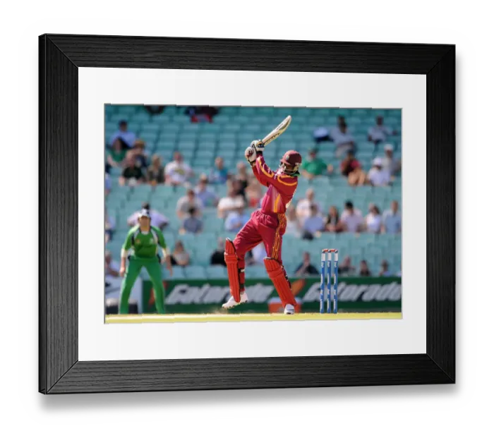 Framed Print : Chris Gayle