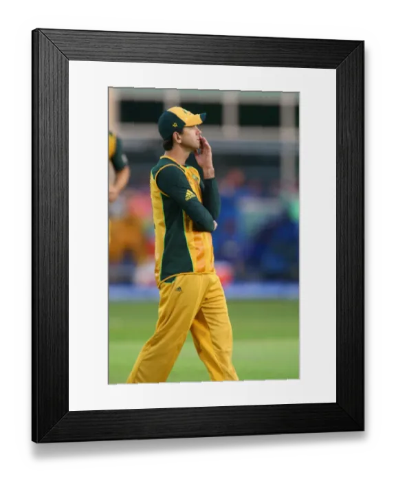Framed Print : Ricky Ponting After Defeate Framed Print : Ricky Ponting After Defeate