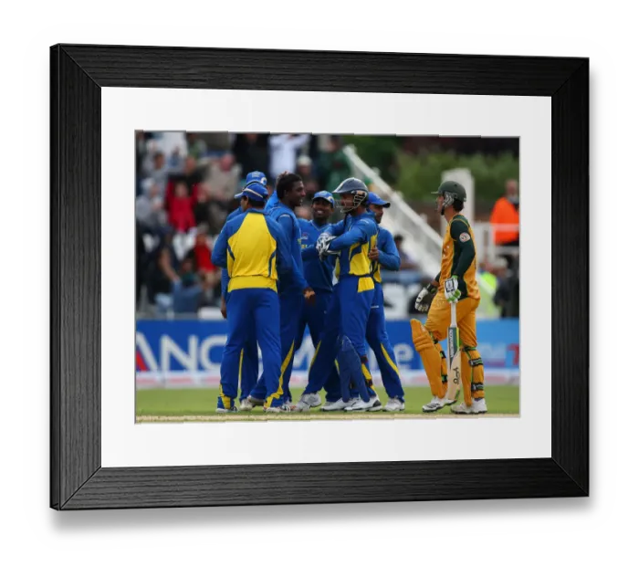 Framed Print : Sri Lankan Players Celebrate Ricky Pontings Wicket Framed Print : Sri Lankan Players Celebrate Ricky Pontings Wicket